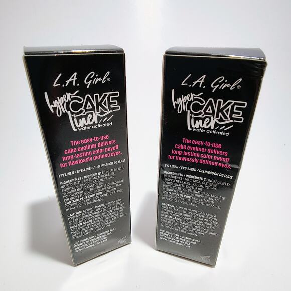 L.A. Girl Hyper Cake Liner Water Activated Smoked Out Black 2 Pack - Picture 6 of 6